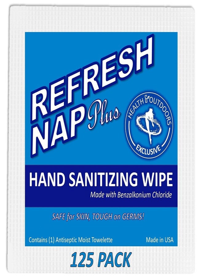 HAO Cleansing Towelettes (125 Count) Antiseptic 5inch x 7inch Wipes Individually Wrapped Hand and Body Wet Napkins Benzalkonium First-Aid Wound Care (HAO-CT-125CT) - Image 1